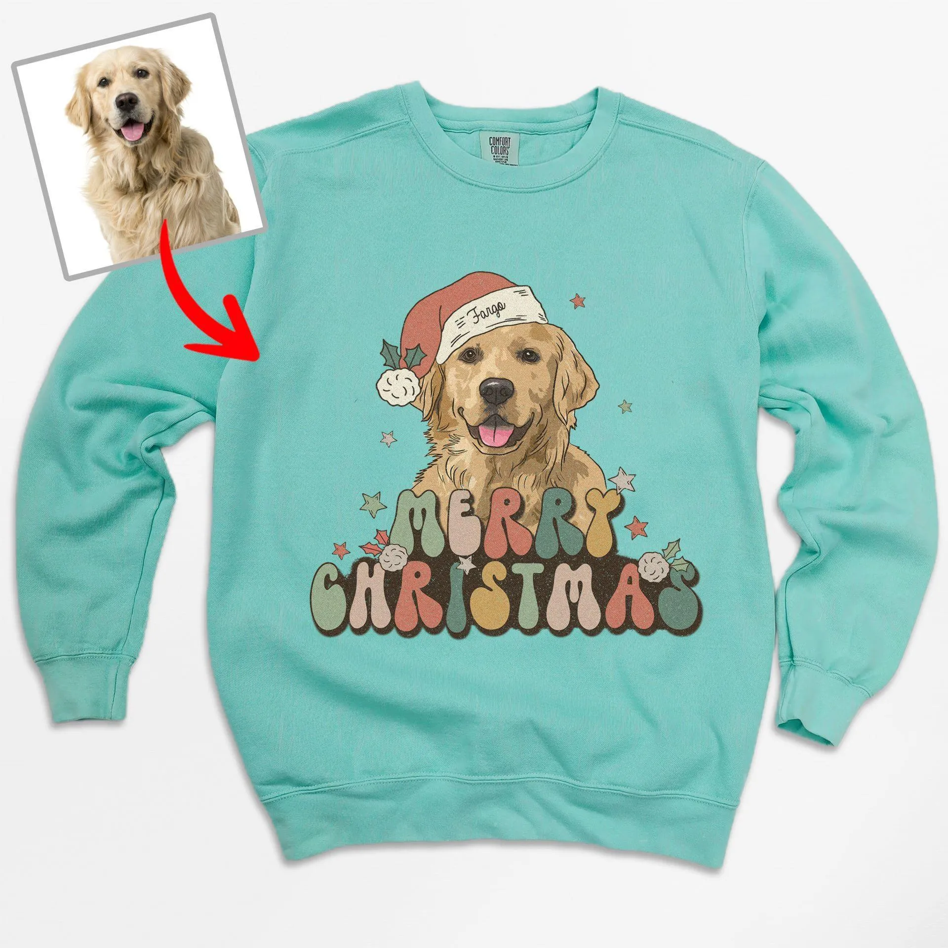 Santa Pets Comfort Colors Sweatshirt