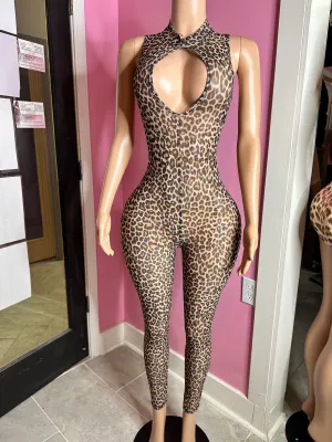 Savage Style Cheetah Jumpsuit