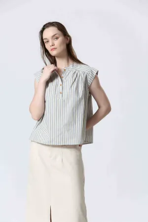 See U Soon Gemma Blouse - Blue