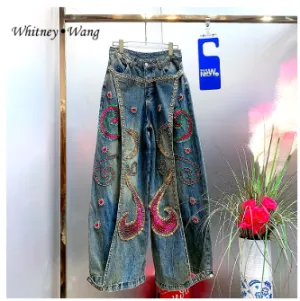 Sequin and Diamond Jeans