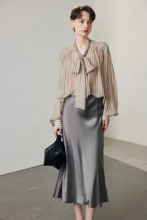 Sexy 100% Silk Blouse Casual Silk Blouse