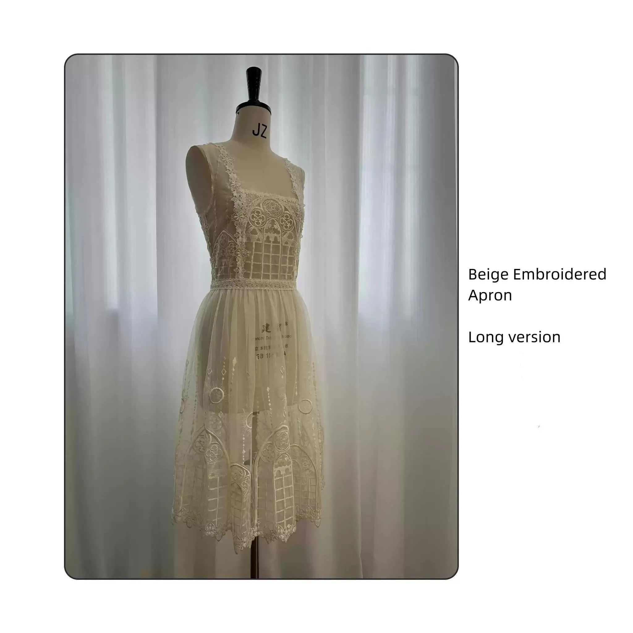 SUSIN~Night Traveler~Classic and Elegant Gothic Dress with Colorful Window Prints