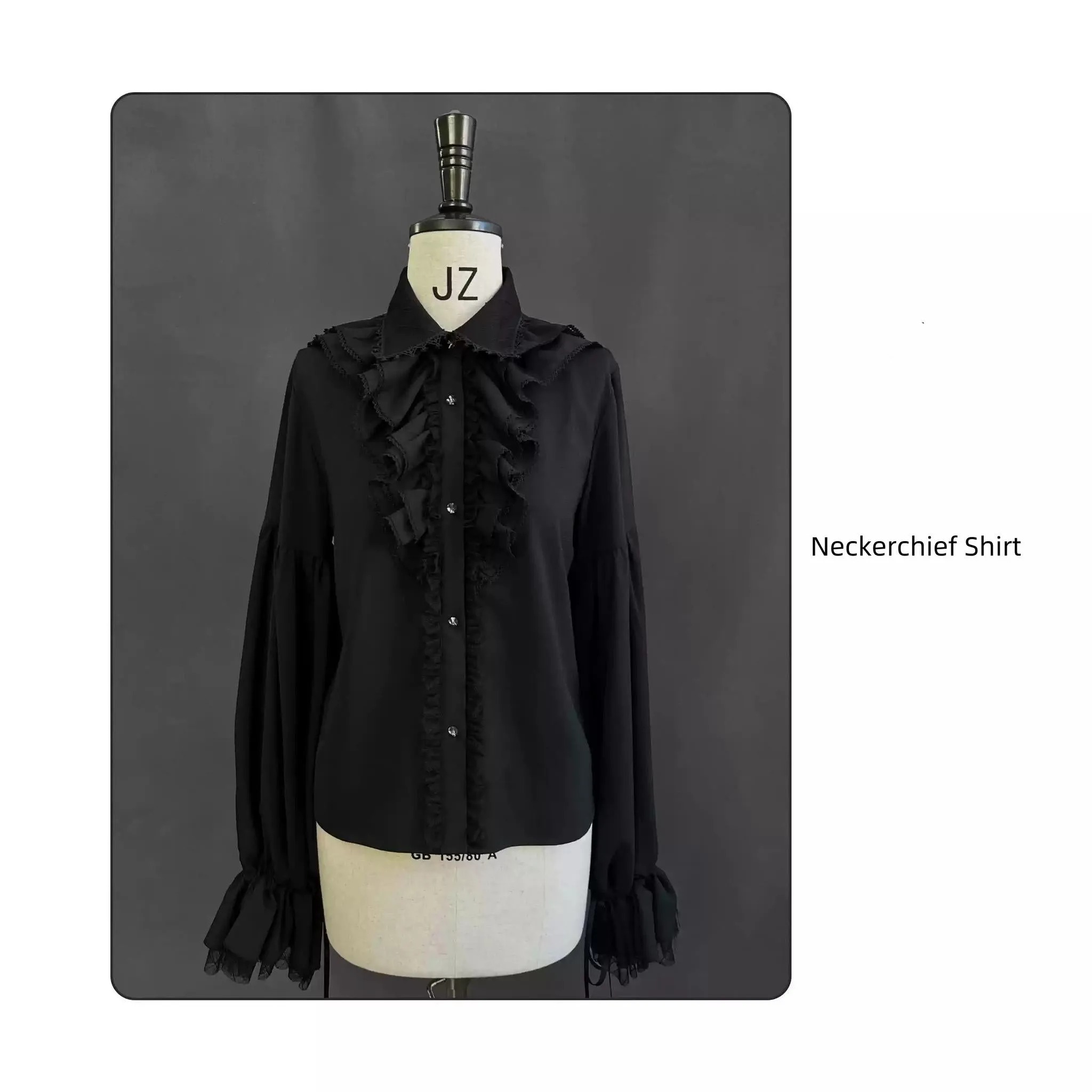 SUSIN~Night Traveler~Classic and Elegant Gothic Dress with Colorful Window Prints