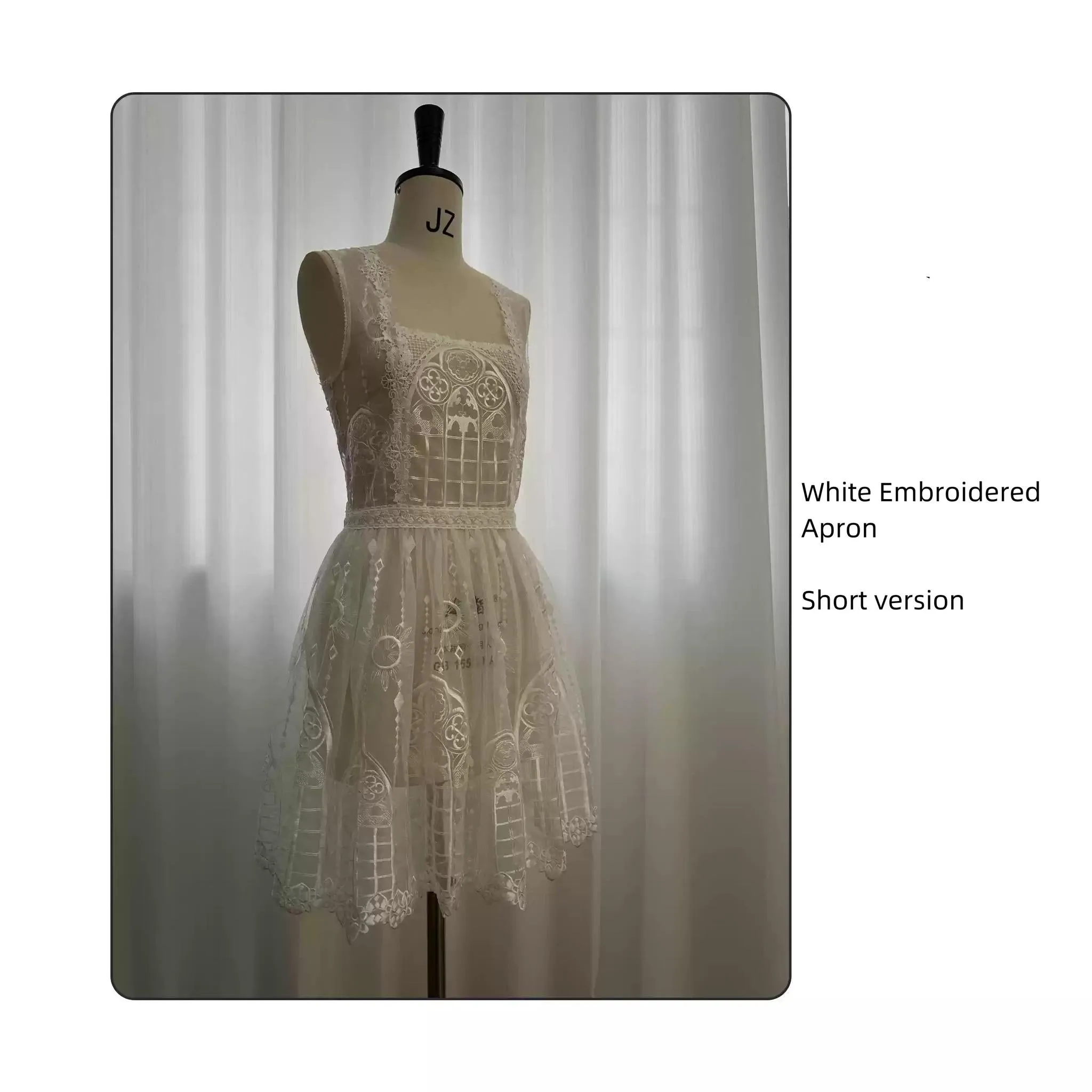 SUSIN~Night Traveler~Classic and Elegant Gothic Dress with Colorful Window Prints