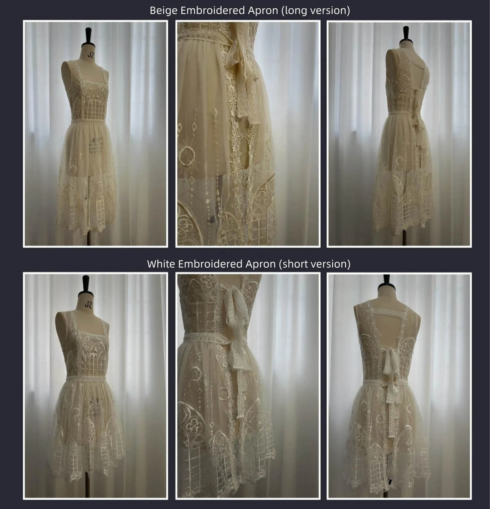 SUSIN~Night Traveler~Classic and Elegant Gothic Dress with Colorful Window Prints