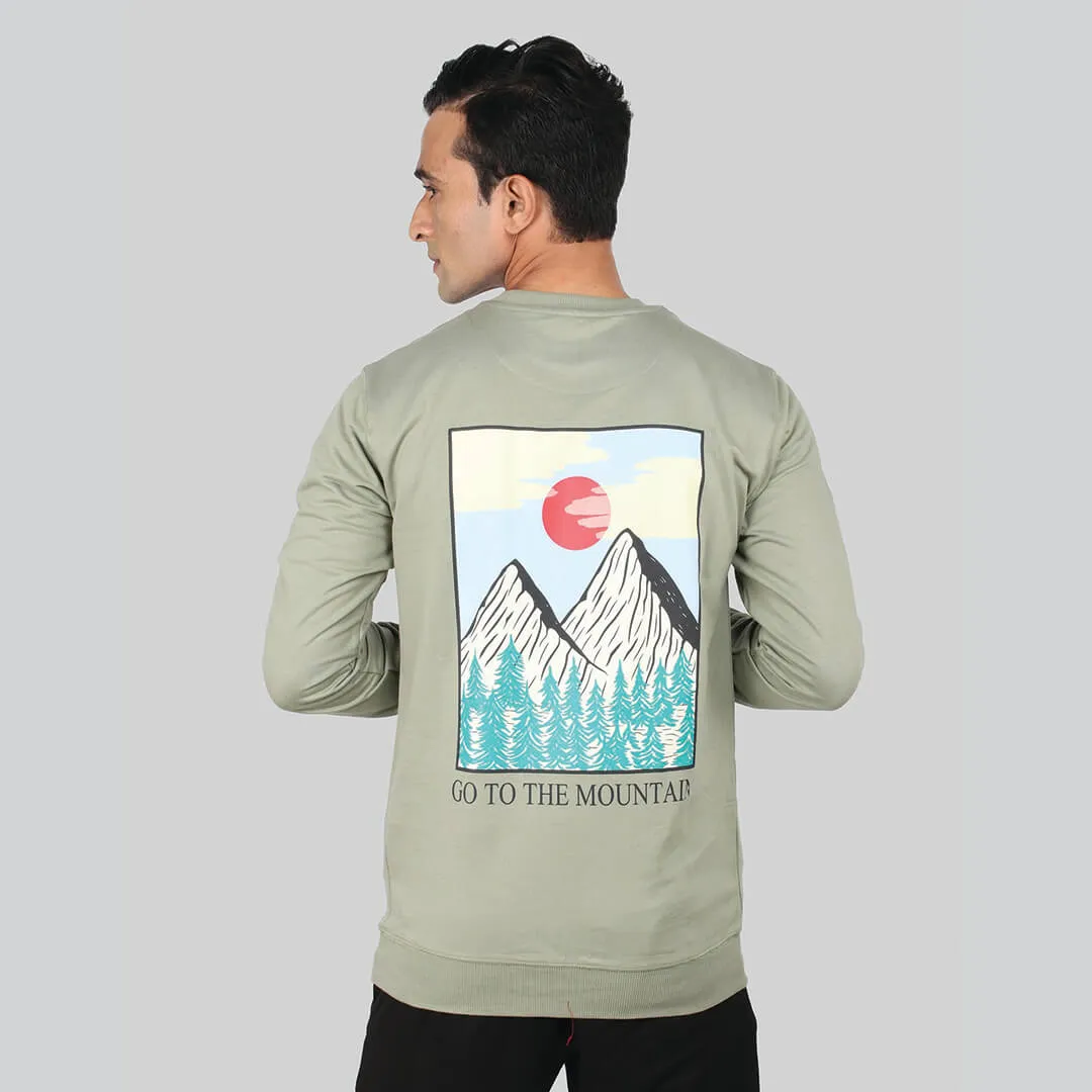 Terry Sweatshirt - Fern Green