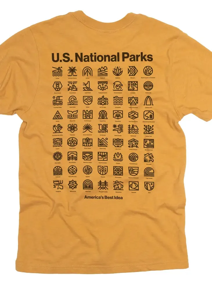 U.S. National Parks Pocket Unisex T-shirt