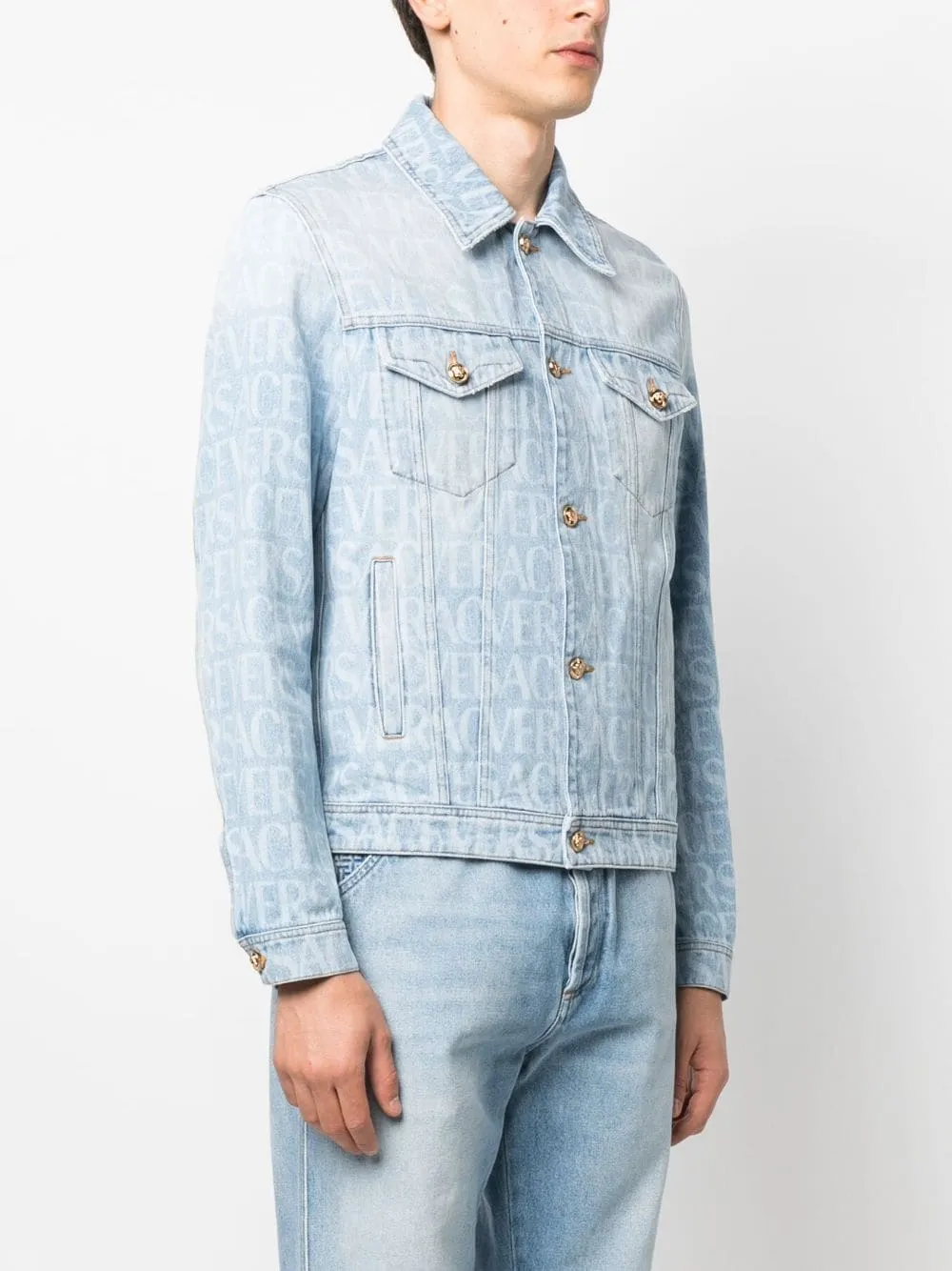 VERSACE LA VACANZA Coats Clear Blue