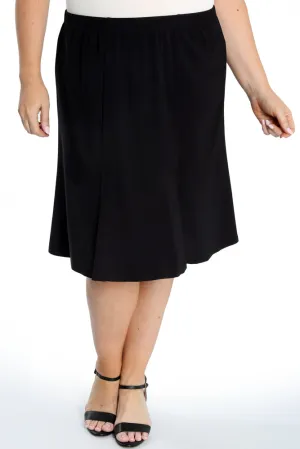 Vikki Vi Jersey Black Flip Skirt