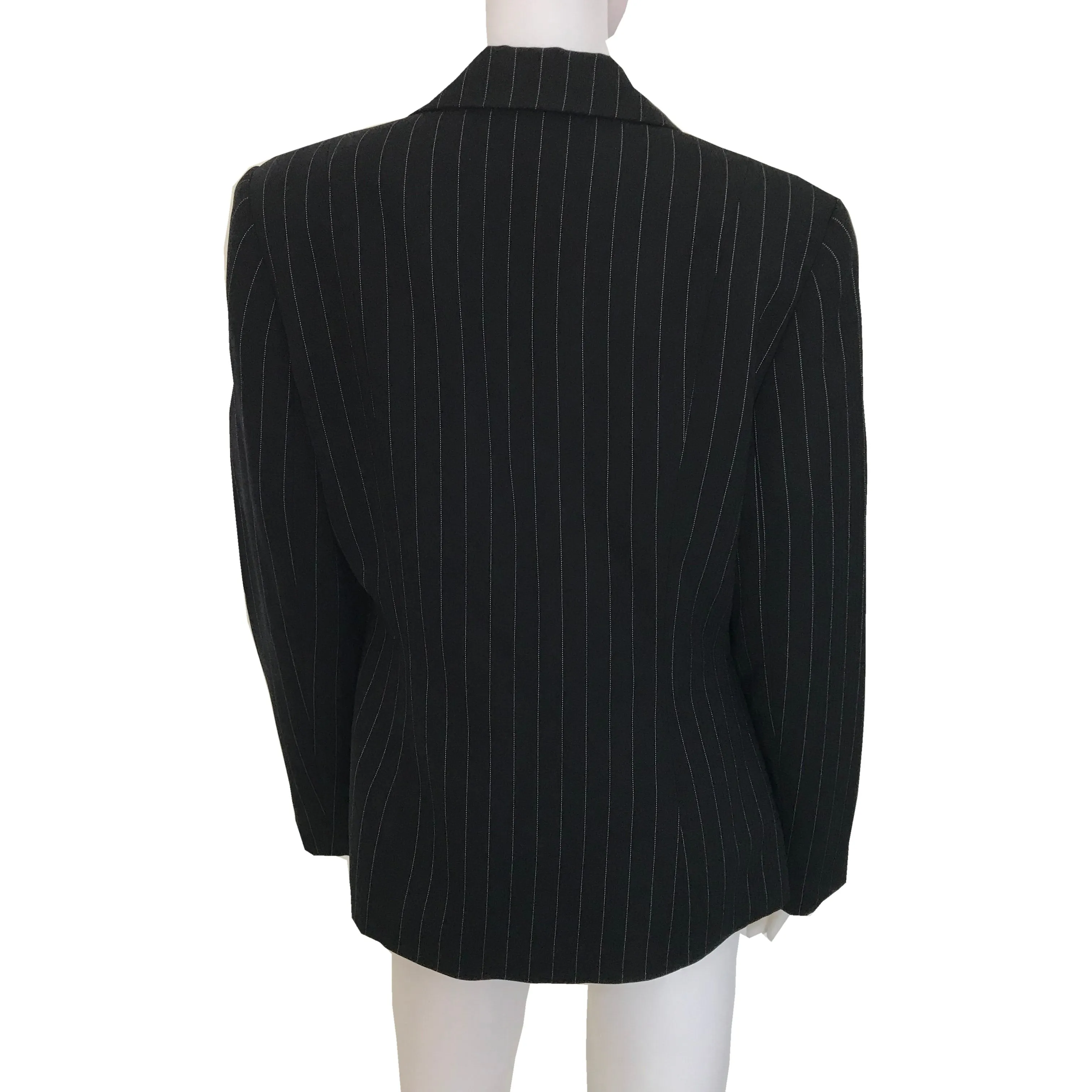Vintage 1980s Giorgio Sant' Angelo Pinstriped Jacket