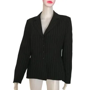 Vintage 1980s Giorgio Sant' Angelo Pinstriped Jacket