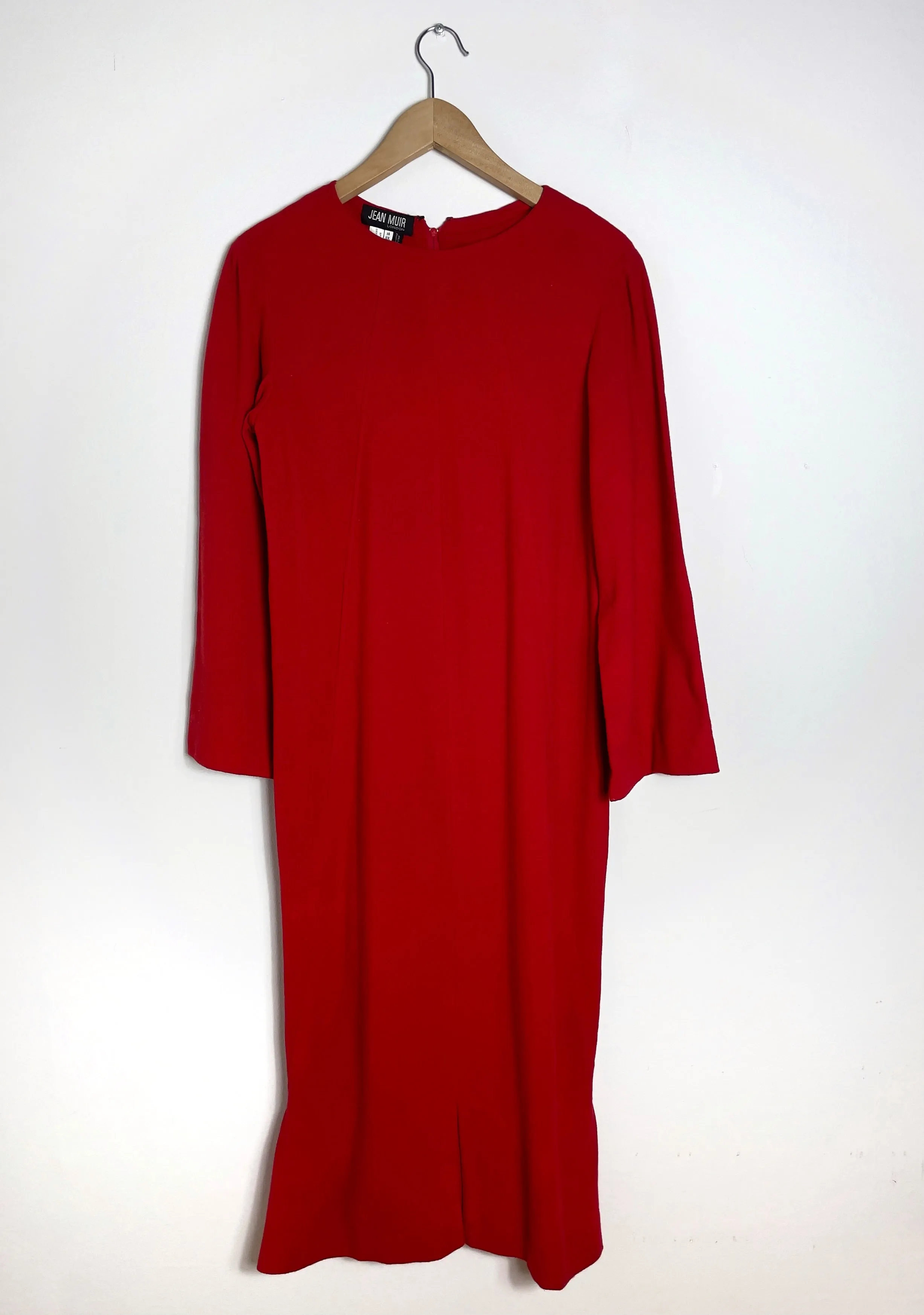 Vintage Jean Muir Wool Dress - REPAIRED