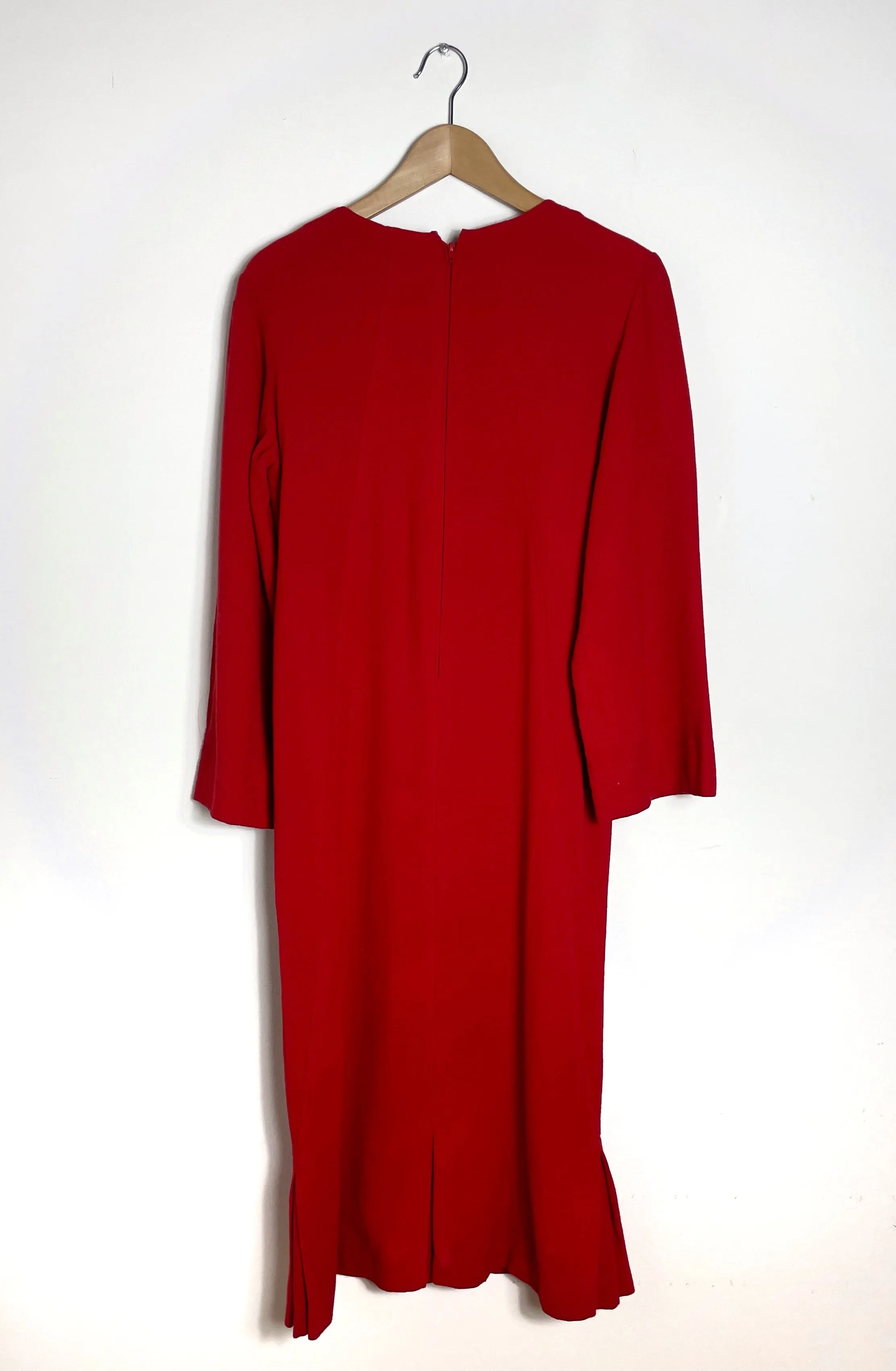 Vintage Jean Muir Wool Dress - REPAIRED