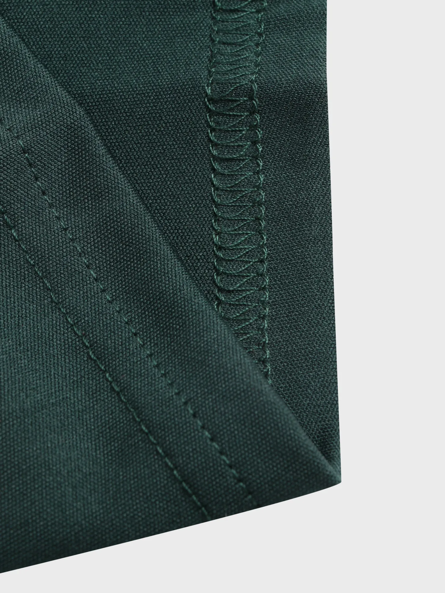 Waist Lace-Up Buttoned Jumpsuit (Green)