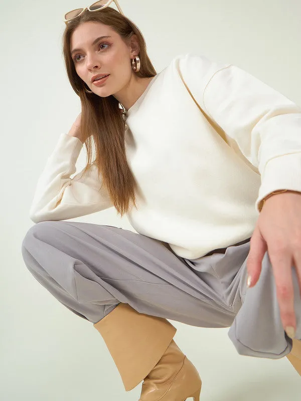 Women Cream Odor-Free Sweatshirt