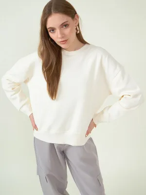 Women Cream Odor-Free Sweatshirt