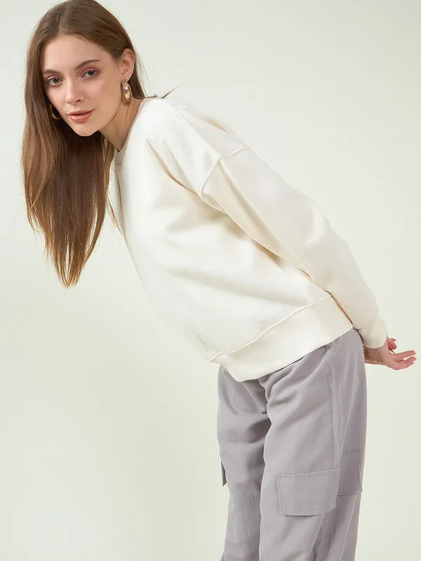 Women Cream Odor-Free Sweatshirt