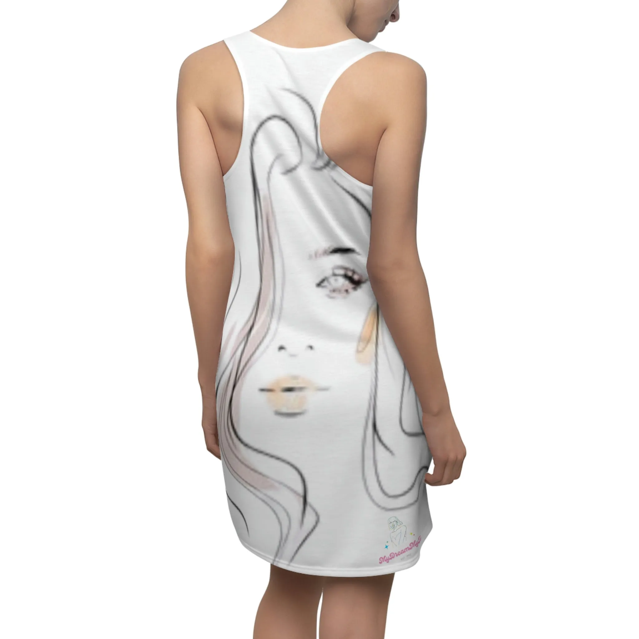 Women Rule Cut & Sew Racerback Dress (AOP)
