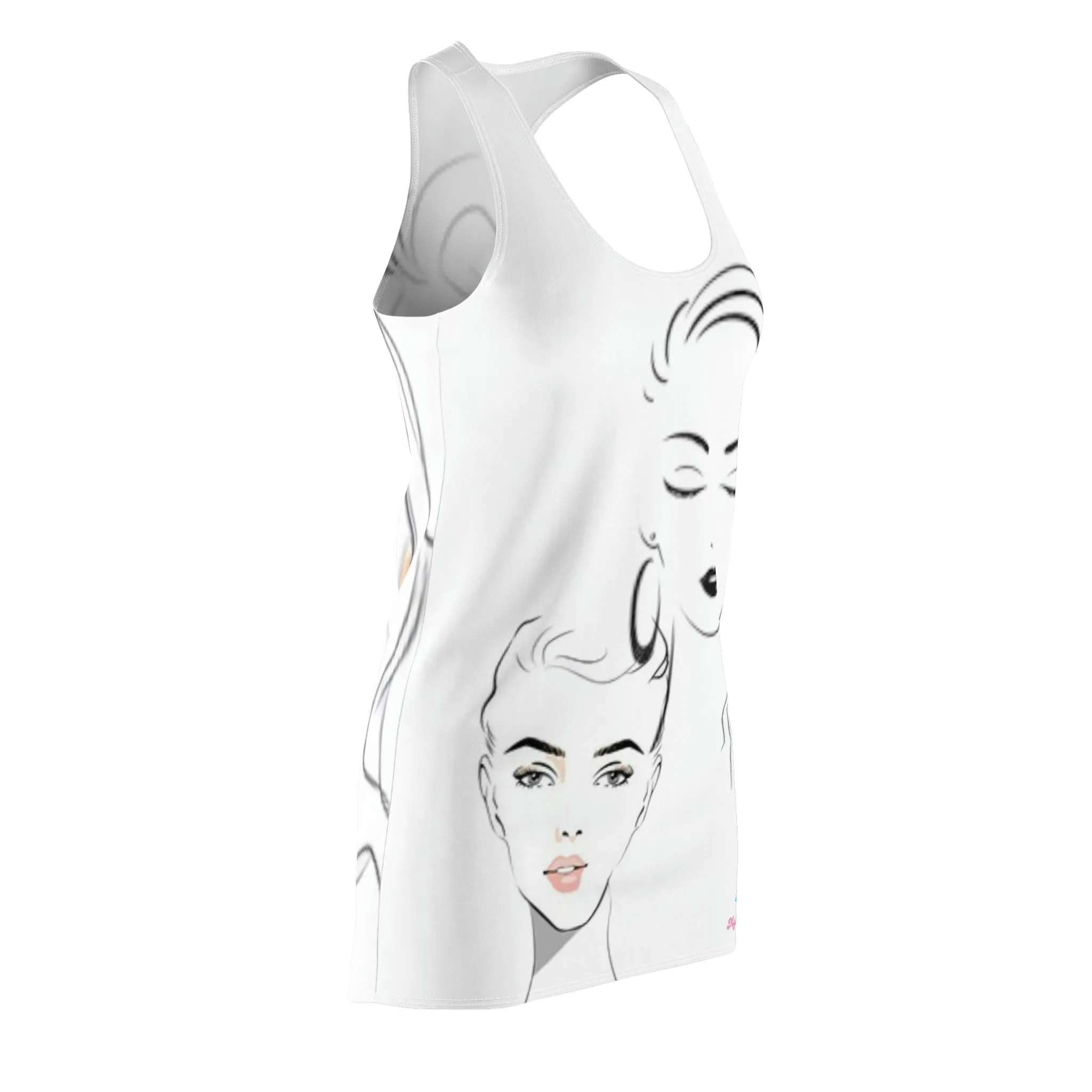 Women Rule Cut & Sew Racerback Dress (AOP)
