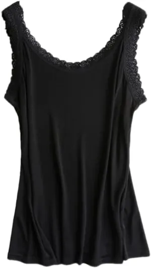 Women Silk Camis Camisoles Bottoming Shirt Sleeveless TOP