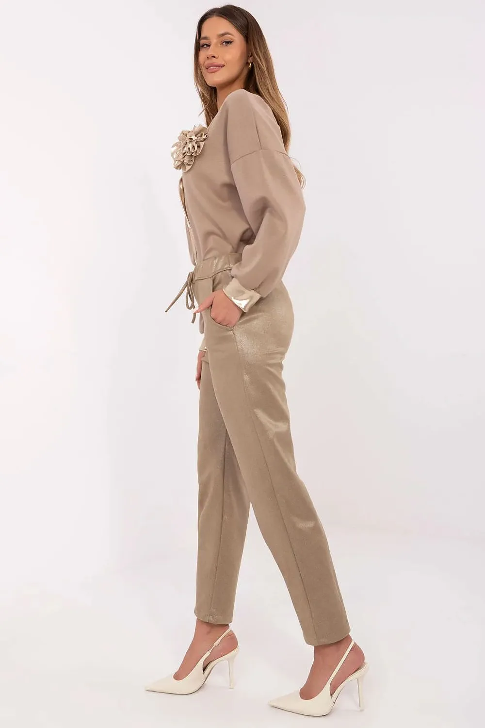 Women's high waist trousers