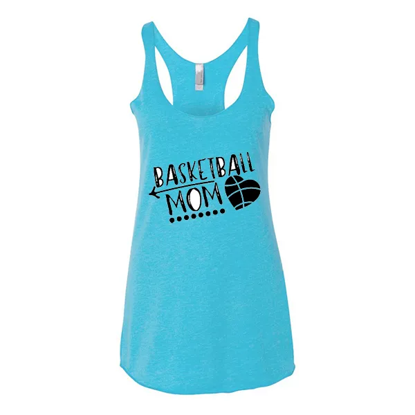 Women's Tank Tops Basketball Mom