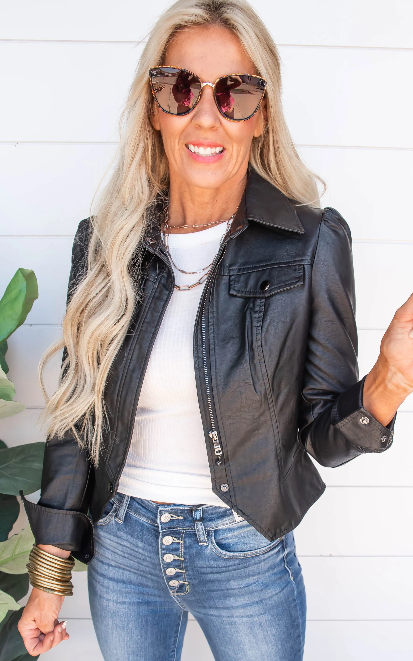 Wyatt Zip Up Jacket - Black