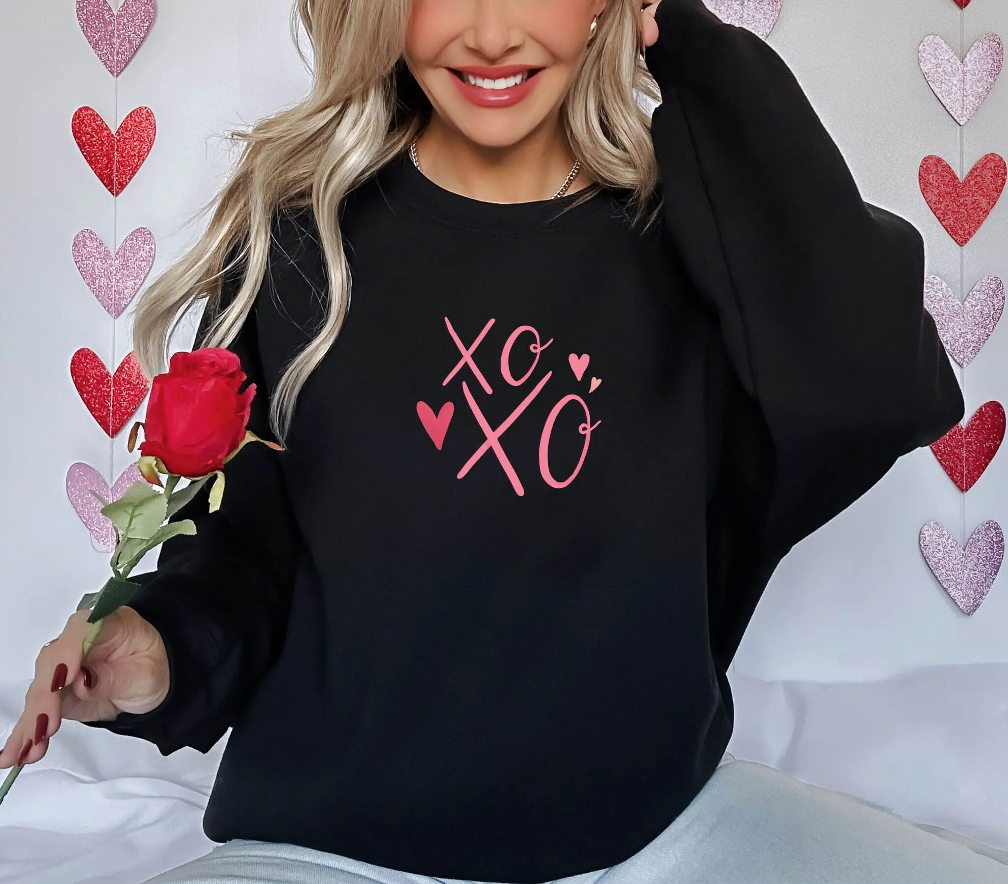XoXo Hearts Sweatshirt