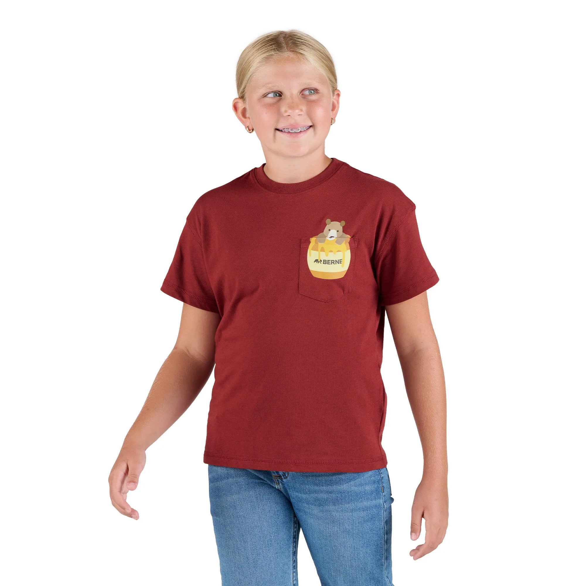 Youth Honey Bear Pocket T-Shirt